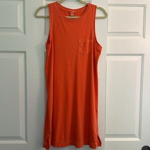 Old Navy Orange Sleeveless Dress with Pocket Small *flaw